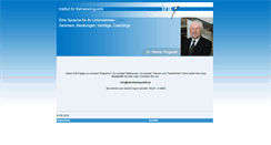 Desktop Screenshot of betriebslinguistik.de