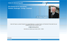 Tablet Screenshot of betriebslinguistik.de